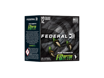 Federal Rob Roberts Raptor Steel Shotshell Loads, 12 Gauge, 25