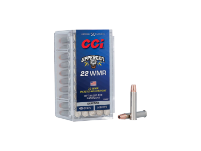 CCI Uppercut Rimfire Rounds, .22 WMR, 50