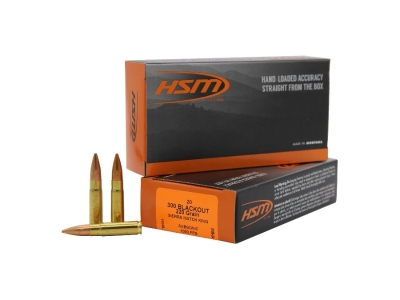 HSM Match 220 gr Sierra MatchKing BTHP 20 Per Box/ 25 Case, .300 AAC Blackout
