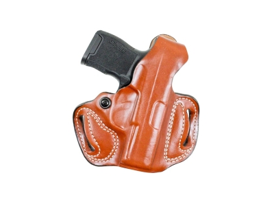 Desantis Gunhide Thumb break mini slide OWB leather belt loop, Tan, Right
