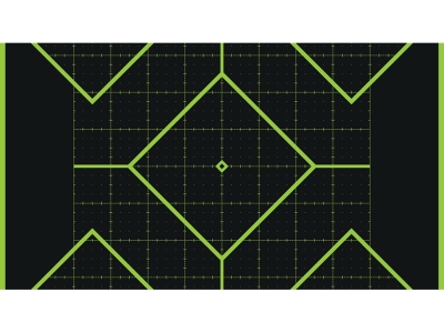 TruGlo TruSee 5Diamond Target (1212, 6pack), Black/Green