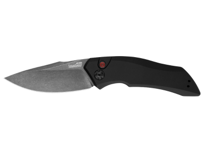 Kershaw 3.40" Auto Knife CPM 154 Drop Point Black Aluminum Handle