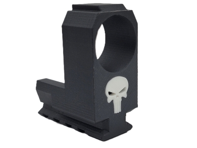 Fox 2 Industries First Strike FSC Compensator - White Punisher Inlay