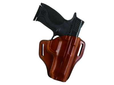 Bianchi OWB Holster, Size 09A, Fits Glock 42, Tan Leather, RH