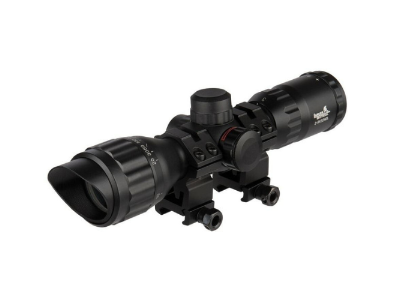 Lancer Tactical 3-9x32 AOL MIL-DOT Rifle Scope, Black