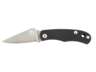 Spyderco 1.27" 12C27 Blade Black G10 Handle Folding Knife