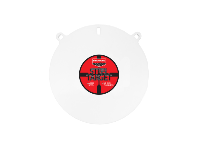 Birchwood  Centerfire Target 3/8" AR500 Steel 15" Round Gong, White