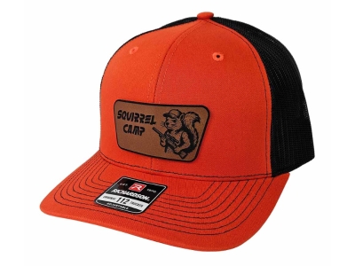 Artora Squirrel Camp Trucker Hat, Orange