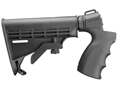 AIM 6-Pos Collapsible Stock w/ Pistol Grip for Mossberg 500/590