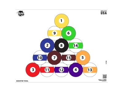 Allen EZ Aim Fun Paper Shooting Targets, 4 Count