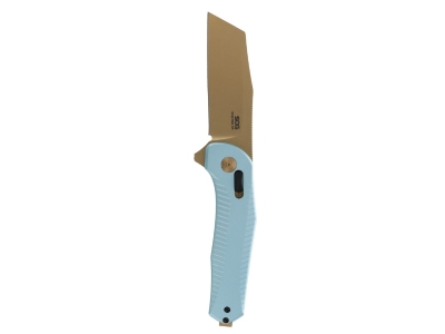 SOG Diverge Xr Sheepsfoot - Light Blue + Gold
