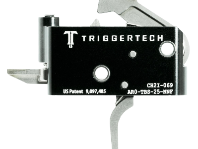 TriggerTech AR Adaptable Trigger, Black/Silver