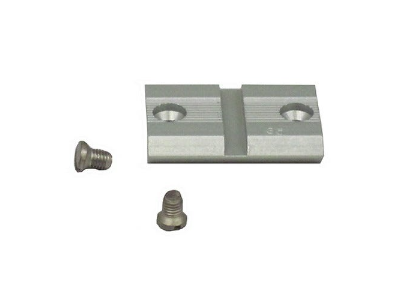 Weaver Top Mount Base 35S Silver Remington Ruger Weatherby