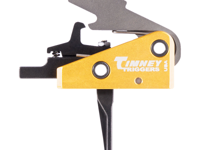 Timney Triggers AR-15 Competition Trigger, Black/Gold
