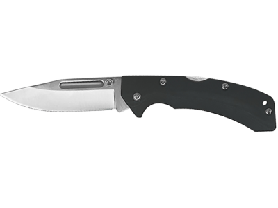 AccuSharp 3" Folding Clip Point Black FRN Handle