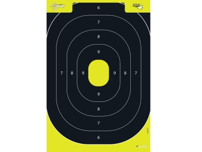 Allen EZ Aim Splash Reactive Paper Shooting Targets, 30 Count