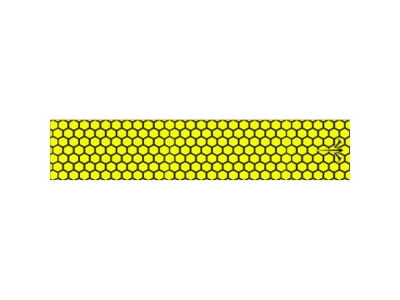 White Water Archery Honeycomb Arrow Wraps, Neon Yellow, 15