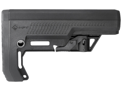 Mission First Collapsible Stock w/ Metal-Reinforced Plunger System