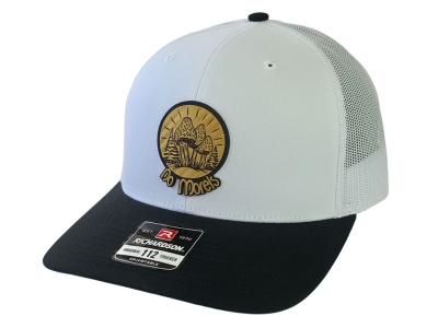 Artora No Morels Gold Patch Hat, White