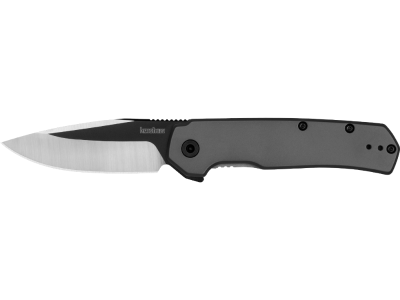 Kershaw 2.95" 8Cr13MoV Drop Point Blade Gray PVD SS Handle