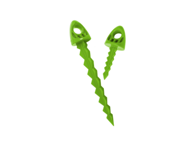 TargetTack Lime Green Polycarbonate Plastic 1"/3", 12