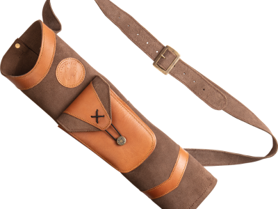 Bear Traditional Back Quiver, Brown