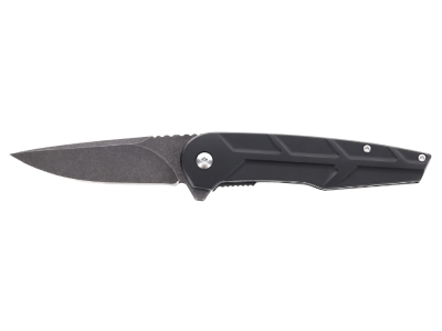 Schrade Folding Knife 3.25" D2 Black Aluminum