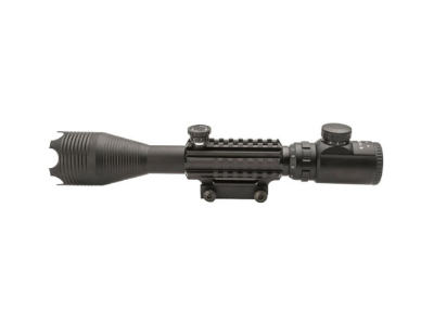 Well 4-16X50mm Sniper Rifle Scope w/ Built in Mount, MOA, Black