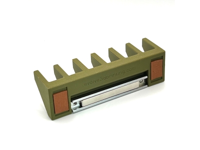 Evolve3D 1911 Pistol 6-Position Magazine Mount, 45ACP, 9mm, Ammo Storage, Green