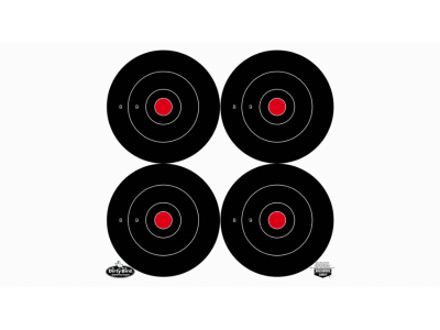 Birchwood  Dirty Bird 5.50" Bullseye Tagboard Hanging Black/White