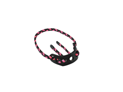 Paradox Braided Bow Wrist Sling, Neon Pink