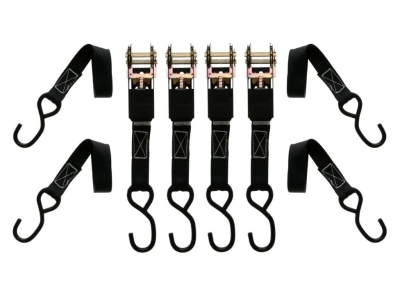Muddy 1" x 10' Standard Duty Ratchet Straps / 4 Pack
