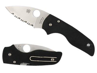 Spyderco 2.42" Pocket Knife CPM S30V Steel Black G10 Handle