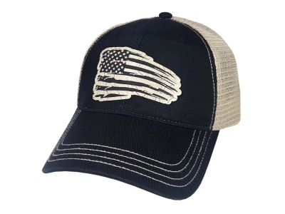 Artora Vintage Flag Tan Topo Garment Washed Hat