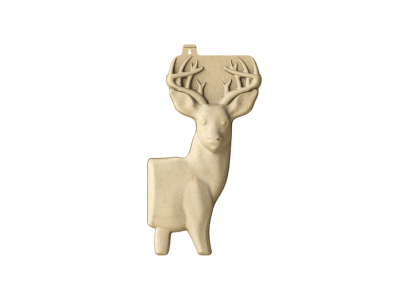 Birchwood  3D Deer 3 Per Pack