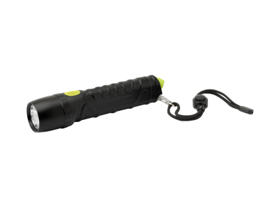 Cyclops 700 LM LED Flashlight with Emergency Glass Breaker, Black