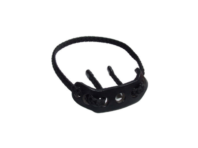 Paradox Braided Bow Wrist Sling, Black