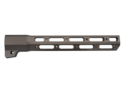 Q-Sert Handguard 11" Aluminum For The Fix, Clear Anodized