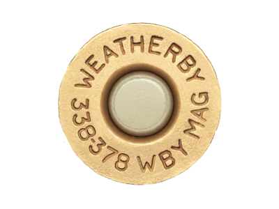 Weatherby Unprimed Brass Cases, .338-378 Weatherby Magnum, 20