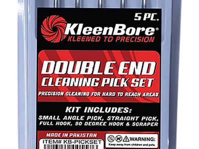 KleenBore 5-Piece Stainless Steel Double Ended Gun Pick Set