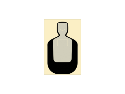 Action Target Inc Qualification Standard Silhouette Paper Target