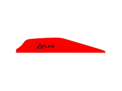 Bohning Atlas Vanes Neon Red 100 pk.