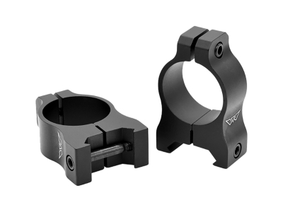 Warne Vapor Aluminum Scope Rings, Matte Black
