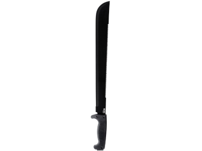 SOGfari Machete, 18", Black, Ambidextrous, Fixed Blade