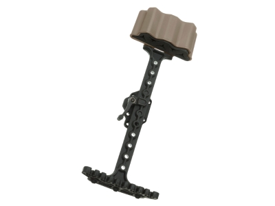 Alpine Bear Claw 5 Arrow Quiver Buckskin, Buckskin Tan