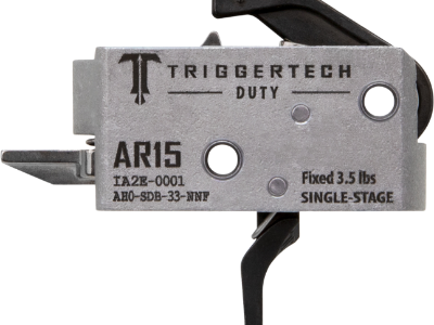 TriggerTech AR Duty Trigger, Black/Silver