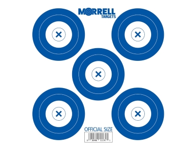 Morrell Targets 5 Spot Paper Archery Target Faces 100 PACK