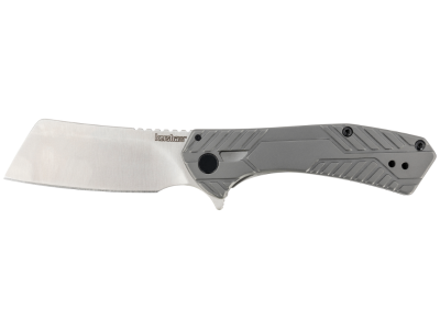 Kershaw 2.9" 8Cr13MoV Cleaver Blade Gray PVD SS Handle