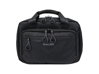 Allen Double Pistol Bag, 2-Sub Compact Handguns Under 6", Black