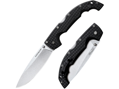 Cold Steel Voyager XL Drop Point Plain Edge AUS 10A, Ambidextrous, Manual